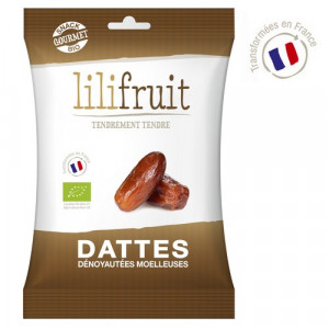 Dattes Bio d&eacute;noyaut&eacute;es moelleuses - 70g